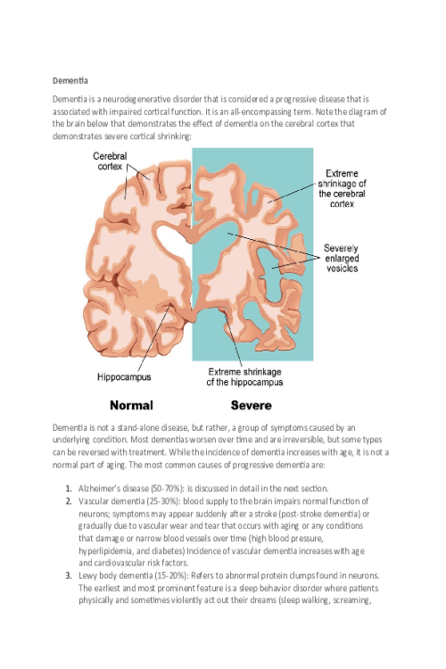 NR 507 Week 7 Assignment; CNS; Sensory and Motor Disorders