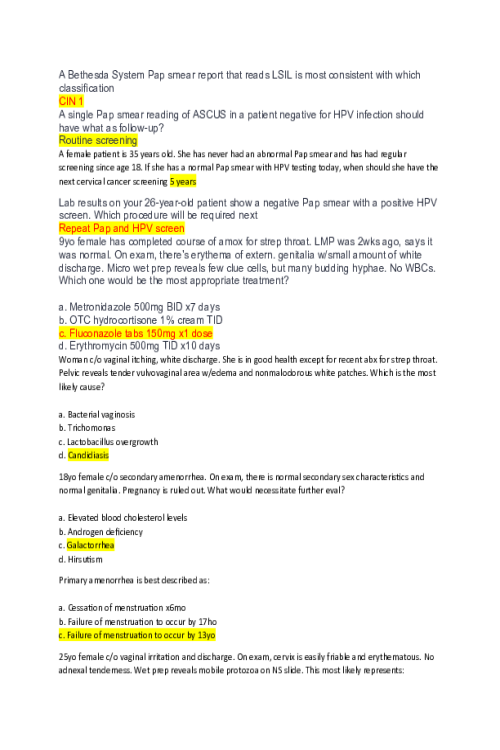 NR 602 Week 4 Midterm Exam Points