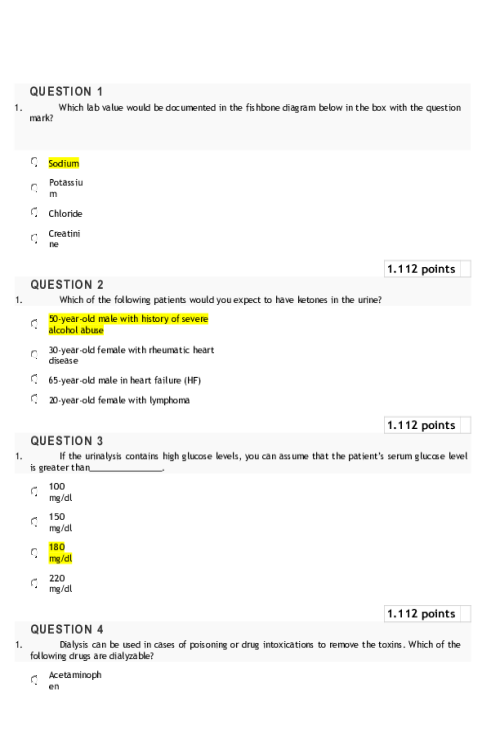 NRNP 6550 Week 7 Knowledge Check