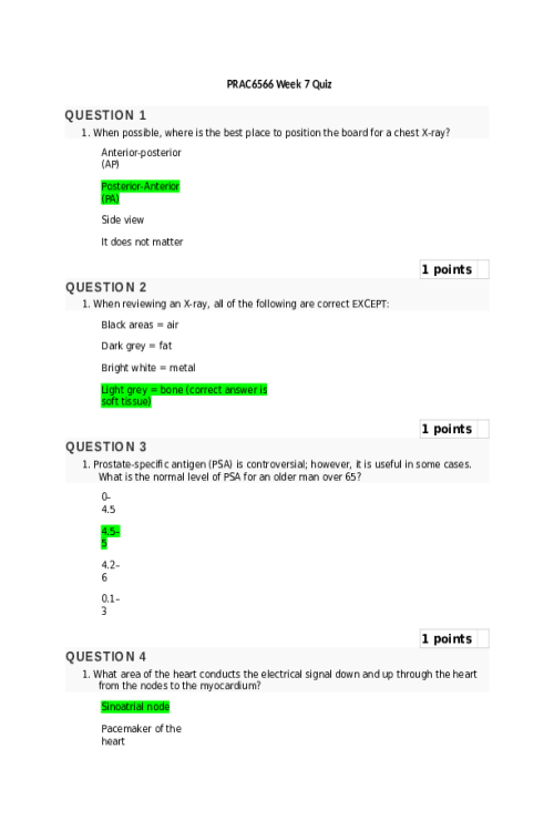 PRAC 6566 Week 7 Quiz - All Correct